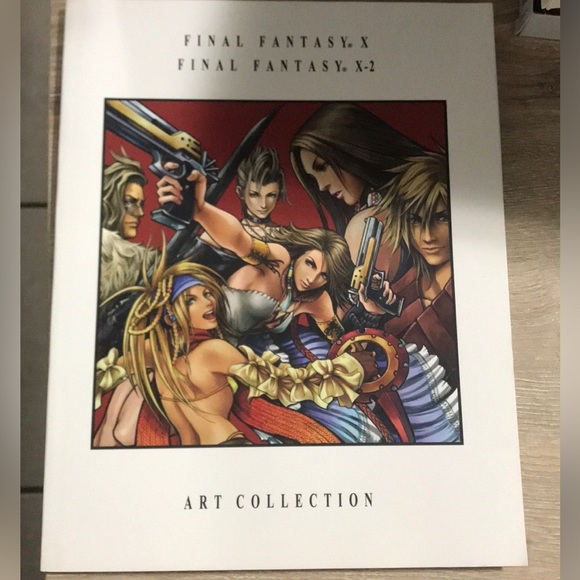 VINTAGE 2003 FINAL FANTASY X & X-2 ART COLLECTION BOOK - Picture 5 of 8